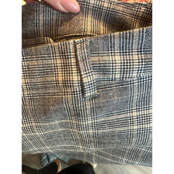 Who What Wear Plaid Pants Size 8 Gray White NWT - Picture 8 of 9